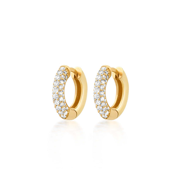Small Tubular Huggies with Front Diamonds