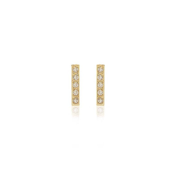 Diamond Bar Studs for Women | Jennifer Meyer