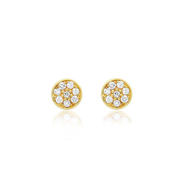 Diamond Circle Studs