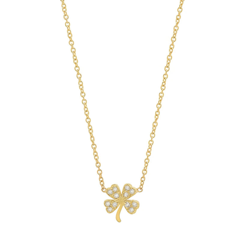 Eight Acorns Four Leaf Clover Necklace – Store – The Plant Foundry