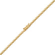 Illusion Set Diamond Tennis Necklace with Large Diamond Open Heart