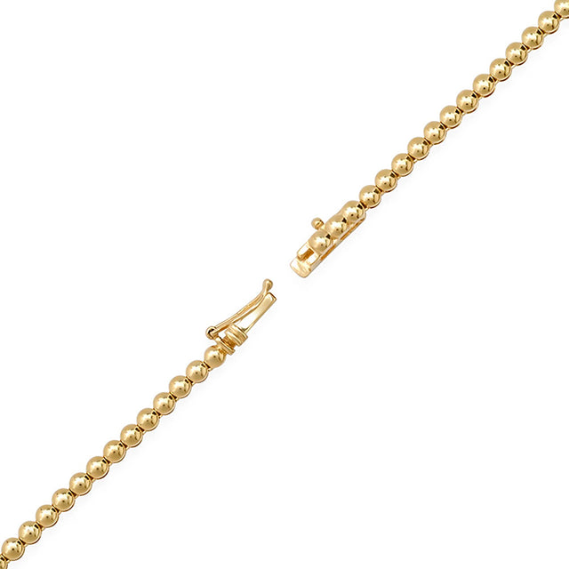 Illusion Set Diamond Tennis Necklace with Large Diamond Open Heart
