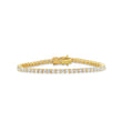 Large 4-Prong Diamond Tennis Bracelet