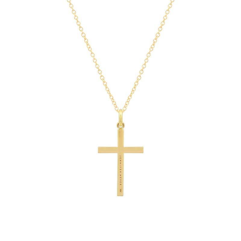 Diamond Large Cross Necklace