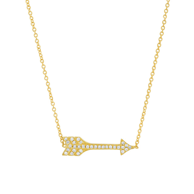 Diamond Arrow Necklace
