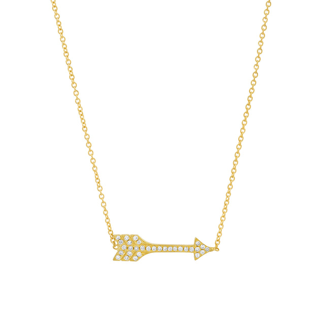 Diamond Arrow Necklace
