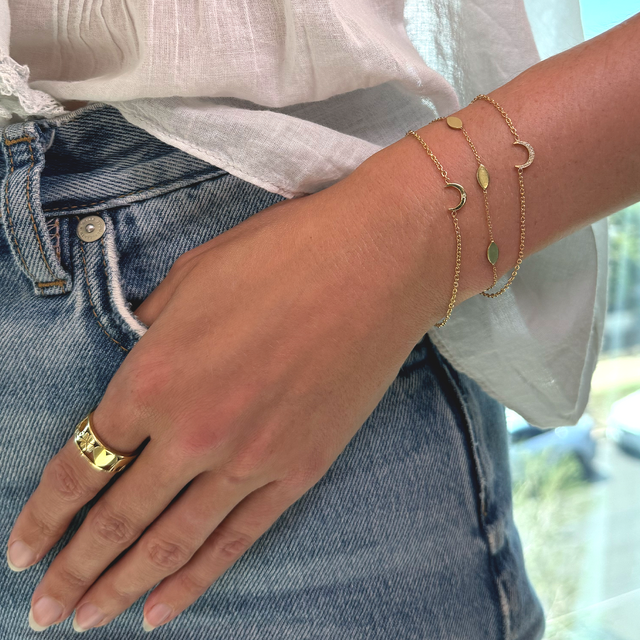 Mini Carson Moon Bracelet