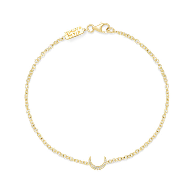 Diamond Mini Carson Moon Bracelet