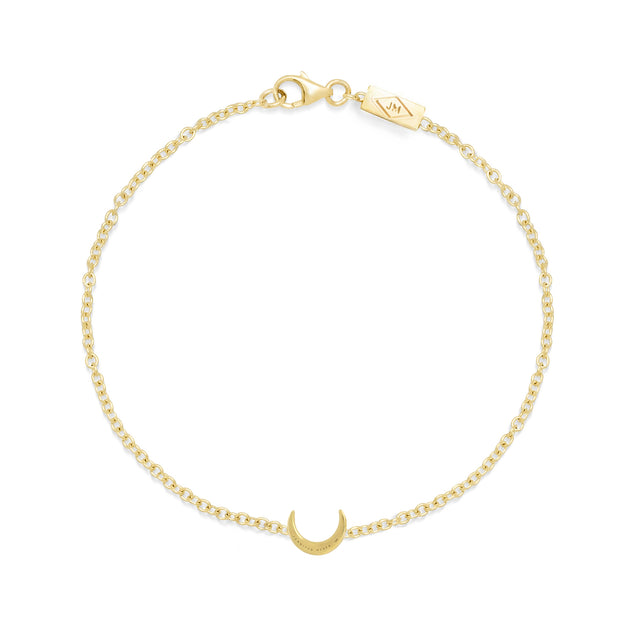 Diamond Mini Carson Moon Bracelet