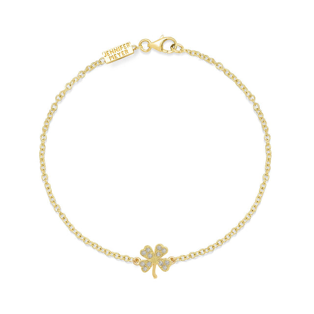Diamond Mini Clover Bracelet