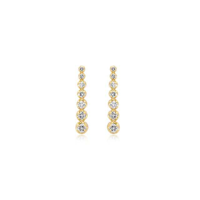 Mini Graduated Diamond Tennis Studs