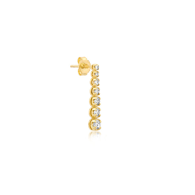 Mini Graduated Diamond Tennis Studs