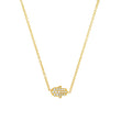 Diamond Mini Hamsa Necklace