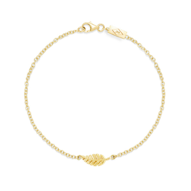 Diamond Mini Leaf Bracelet