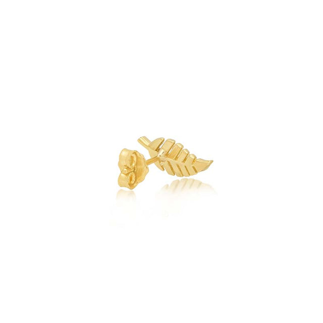 Mini Diamond Leaf Studs
