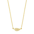 Mini Diamond Leaf Necklace