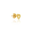 Diamond Mini Open Heart Studs