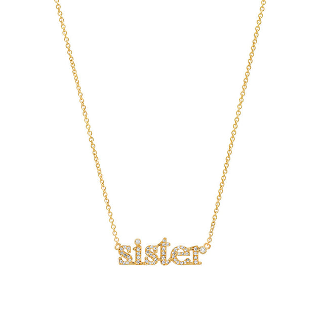 Diamond Sister Necklace