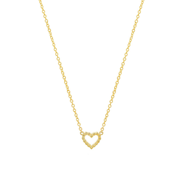 Diamond Open Heart Necklace