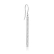 White Gold Diamond Stick Earrings