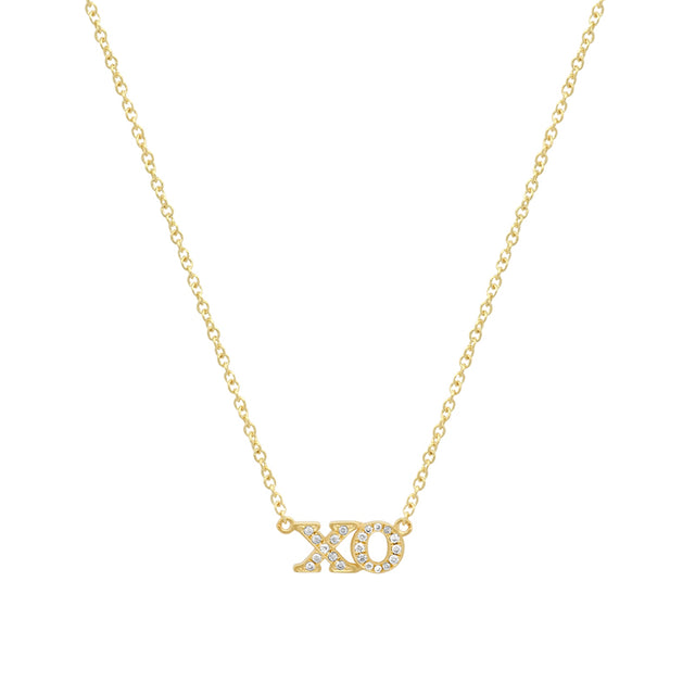 Diamond XO Necklace