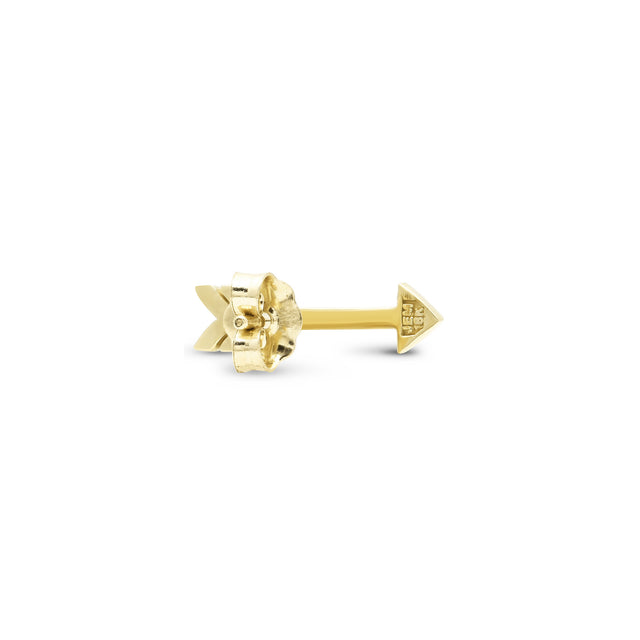 Single Diamond Mini Arrow Stud