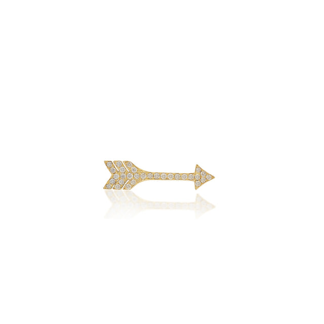 Single Diamond Mini Arrow Stud