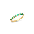 Baguette-Cut Emerald Ring
