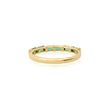 Baguette-Cut Emerald Ring