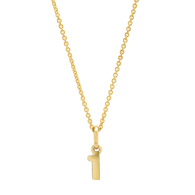 Mini Number Necklace