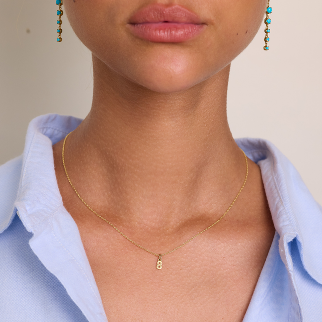 Mini Number Necklace