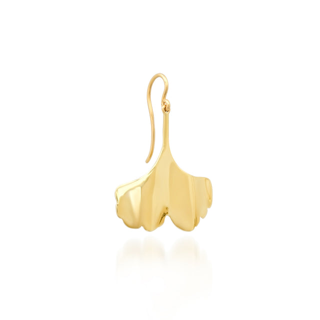 Luxe Ginkgo Leaf Earrings