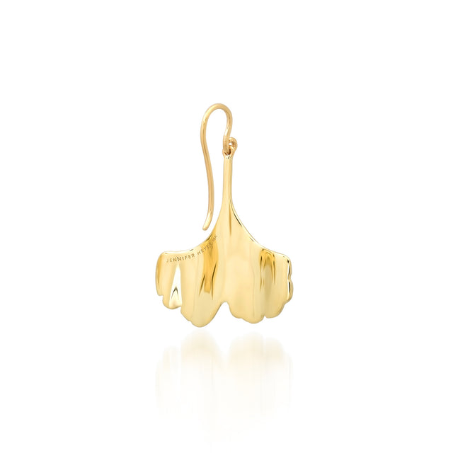 Luxe Ginkgo Leaf Earrings