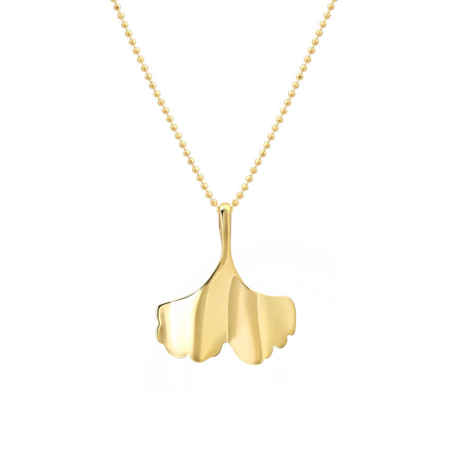 Luxe Gingko Leaf Necklace