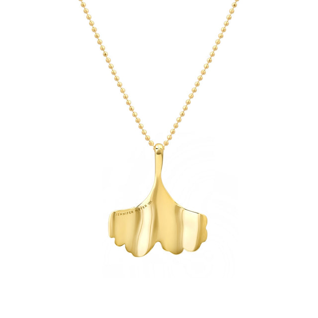 Luxe Gingko Leaf Necklace