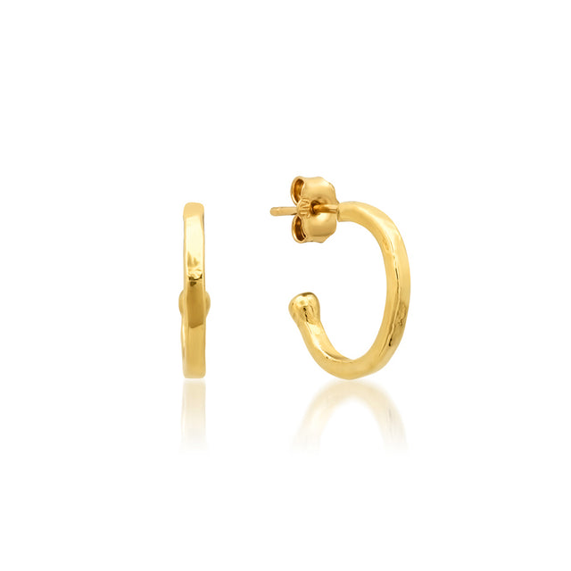 Mini Hammered Hoops