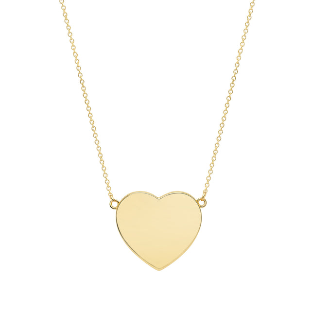 Engravable Heart Necklace