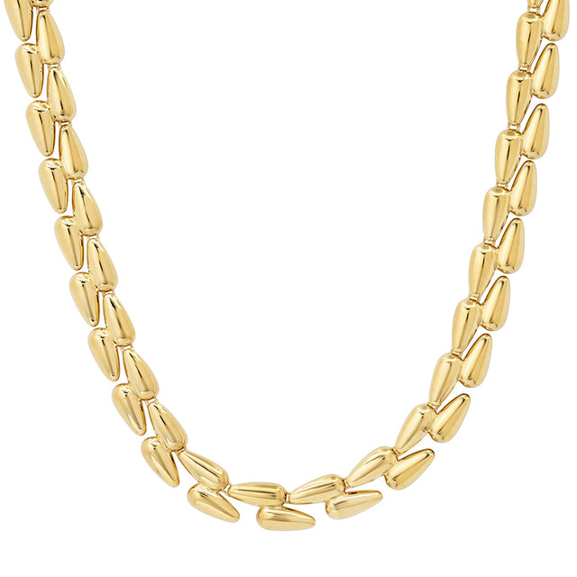 Large Double Dome Tennis Necklace