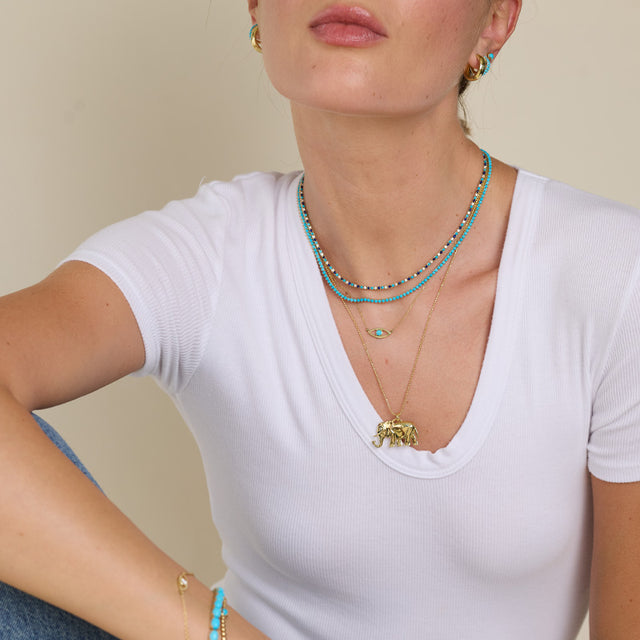 Elephant Pendant Necklace
