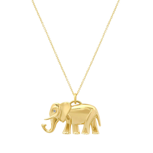 Elephant Pendant Necklace