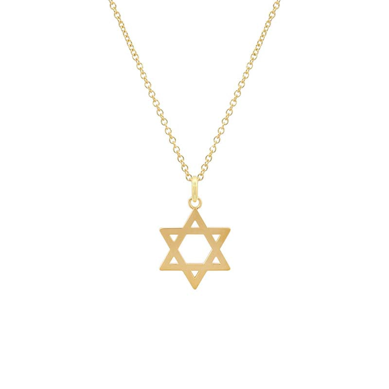 Large Star of David Pendant Necklace