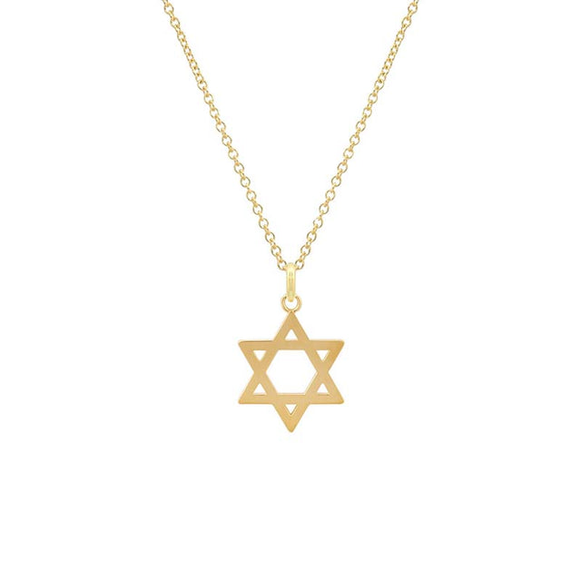 Large Star of David Pendant Necklace