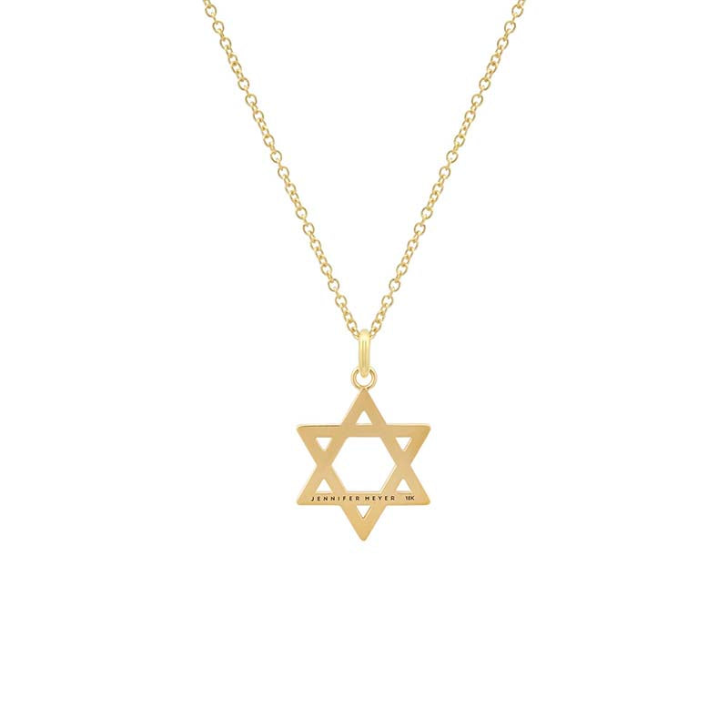 Large Star of David Pendant Necklace