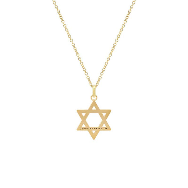 Large Star of David Pendant Necklace