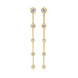 Linear Illusion-Set Diamond Earrings