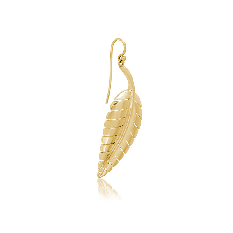 Large Leaf Earrings