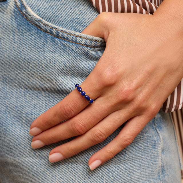 Lapis Mosaic Ring