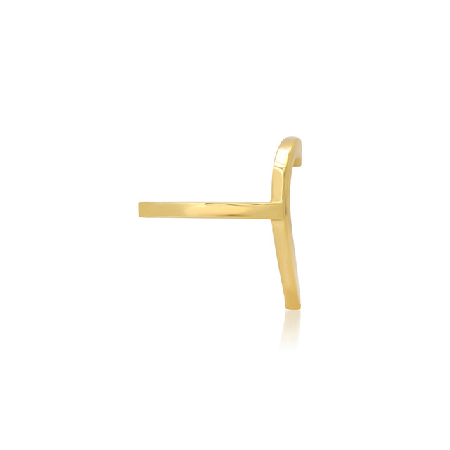 Luxe Open Heart Ring