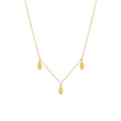 3 Marquise Dangle Necklace