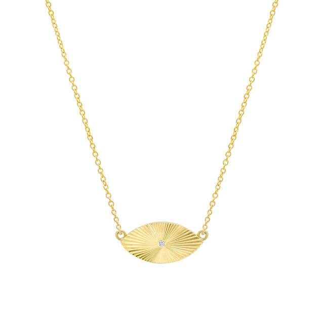 Mini 70's Evil Eye Necklace